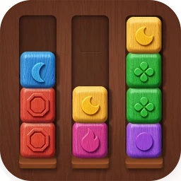Wood Sort - Color Puzzle Game のアイコン